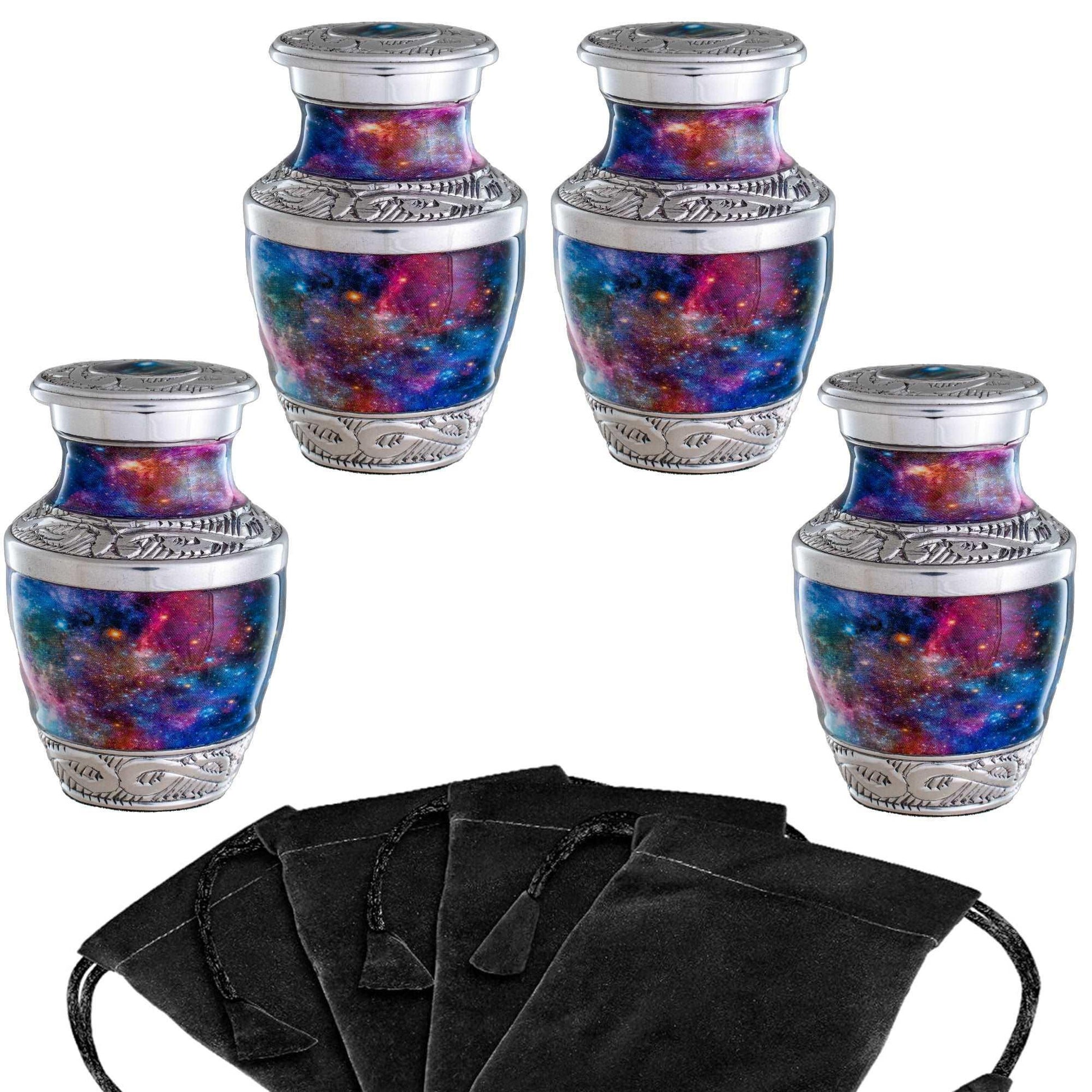 4 Small Galaxy Urns