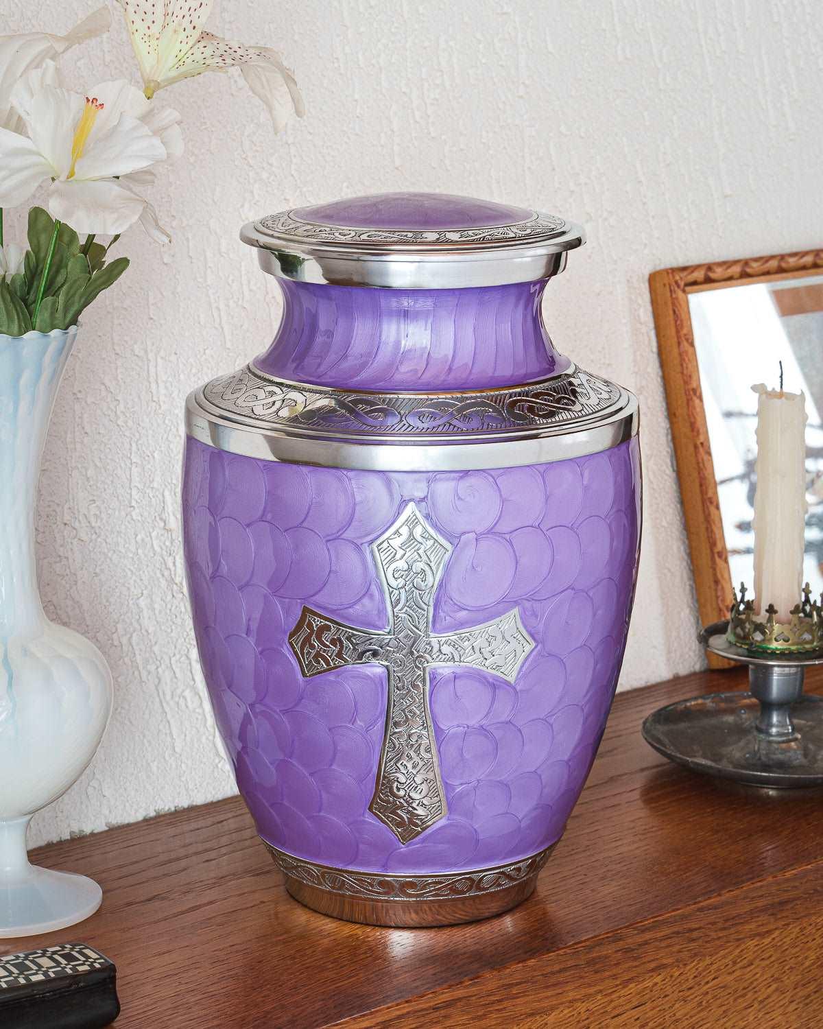 Purple God's Love Urn