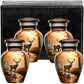 Set of 4 Small Deer Urns Keepsake