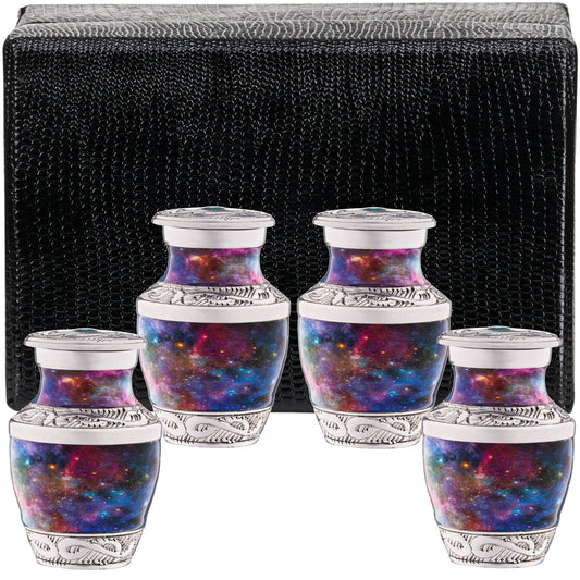 4 Small Galaxy Urns - olivia-memorials