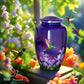 Hummingbird cremation urn for ashes, adult size, view 6 - Olivia Memorials
