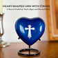Small Religious Urns - Heart Shaped Keepsakes