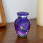 Small Purple Hummingbird Urn Keepsake