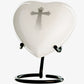 Small Religious Urns - Heart Shaped Keepsakes