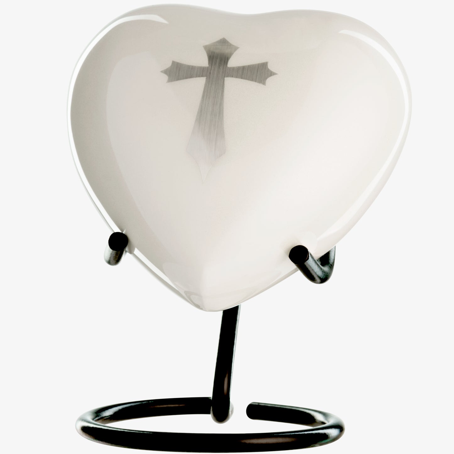 Small Religious Urns - Heart Shaped Keepsakes