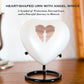Small Angel Wings Urns - Heart Shaped Keepsakes