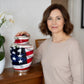 American Flag Patriotic Urn