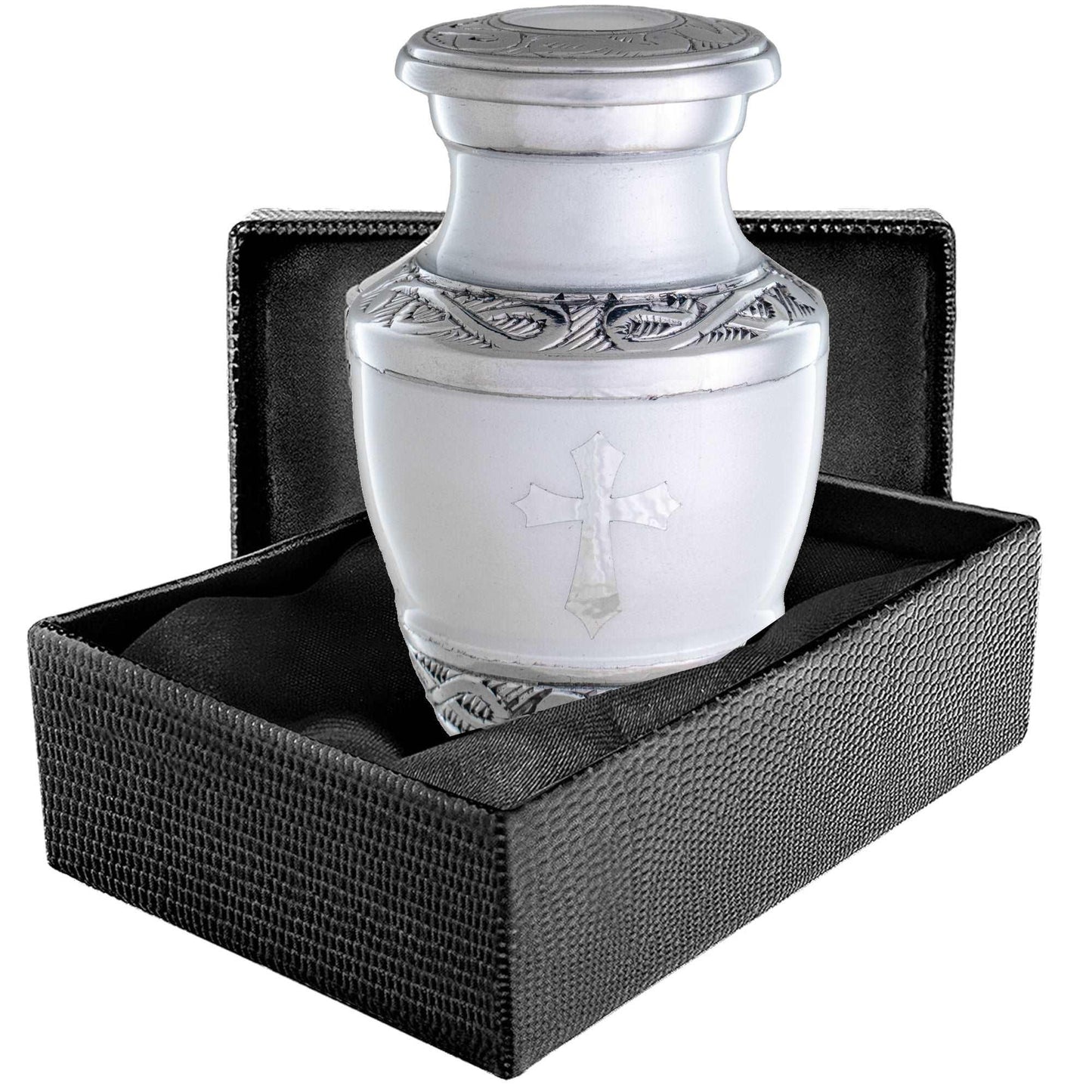 Small White God's Love Urn