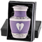 Small Purple Angel Wings Urn