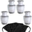 4 Small White God's Love Urns