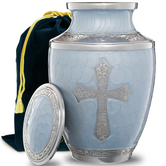 Blue God's Love Urn