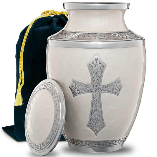 White God's Love Urn