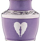 4 Small Purple Angel Wings Urns