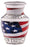4 Small American Flag Patriotic Urns