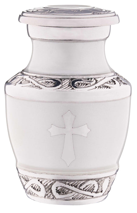 4 Small White God's Love Urns