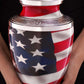 American Flag Patriotic Urn
