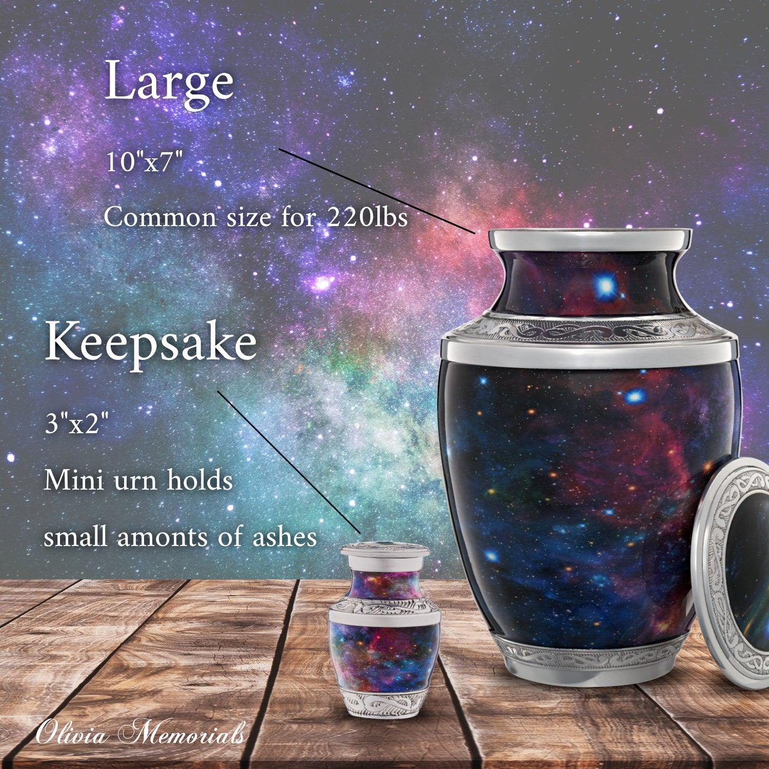 Small Galaxy Urn - olivia-memorials