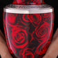 Crimson Roses Urn